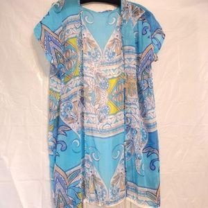 Plus size kimono coverup